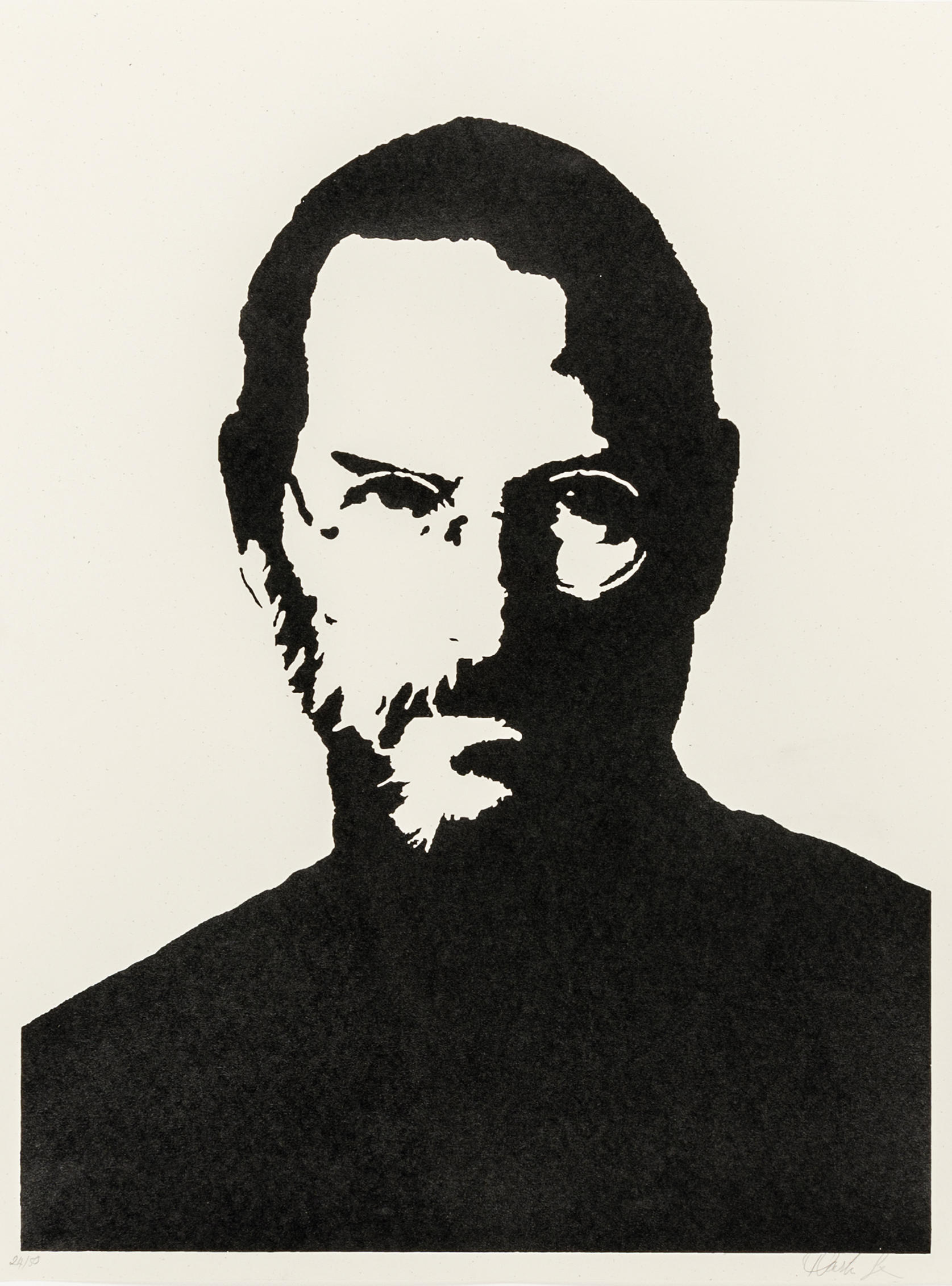 Стив Джобс портрет Графика